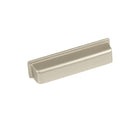 Momo OTTO Cup Pull in dark bronze finish, close-up of sleek modern cabinet hardware with rounded handle design.