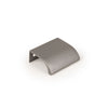 ONA LIP PULL HANDLE 32MM BRUSHED GREY in Brushed Grey