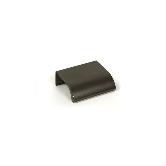ONA LIP PULL HANDLE 32MM METALLIC GREY in Metallic Grey