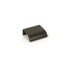 Momo ONA Edge Pull in matte gray finish, featuring a sleek handle design for furniture or cabinetry.