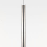 Momo ONA Long Edge Pull in matte gray finish with sleek modern design for furniture cabinet doors.