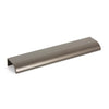 ONA LIP PULL HANDLE 128MM METALLIC GREY in Metallic Grey