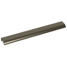 Momo ONA Edge Pull handle in matte gray finish, showing the sleek, modern design suitable for cabinetry or furniture.