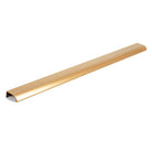 Momo ONA Edge Pull in brushed dark bronze finish, showing sleek modern design and ergonomic handle for furniture or cabinetry.