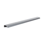 Momo ONA Edge Pull in brushed nickel finish, featuring modern design and ergonomic handle for cabinet or drawer use.