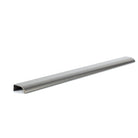 Momo ONA Edge Pull in matte gray finish, showcasing sleek modern handle design for cabinets and furniture.