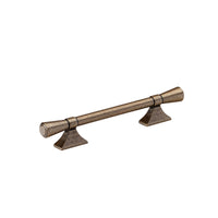Momo PEMBREY cabinet pull handle in brushed nickel finish, featuring a sleek, modern design with a curved handle for easy grip.