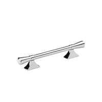 Momo Pembrey cabinet pull handle in polished nickel finish, showcasing its sleek, modern design for furniture hardware.