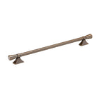 Momo Pembrey cabinet pull handle in bronze finish, modern door hardware with sleek, curved design for kitchen or furniture cabinetry