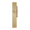 ONE PBT15P236SFC unsprung lever handle on blank plate PVD satin gold in Satin Gold PVD