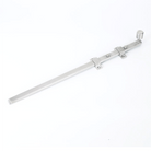 Straight Panic Bolt, Visible Fix - 450mm in Satin Stainless