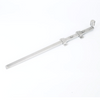 Straight Panic Bolt, Visible Fix - 600mm in Satin Stainless