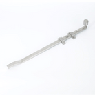 Necked Panic Bolt, Visible Fix - 300mm in Satin Stainless