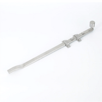 Necked Panic Bolt, Visible Fix - 300mm in Satin Stainless