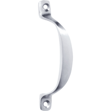 Pull Handle Offset Satin Chrome H100xP20mm in Satin Chrome