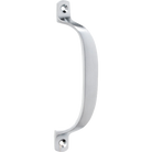 Pull Handle Offset Satin Chrome H130xP23mm in Satin Chrome