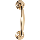Pull Handle Telephone Polished Brass L110xP30mm in Polished Brass