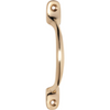 Pull Handle Standard Polished Brass L100xP26mm in Polished Brass