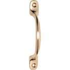 Pull Handle Standard Polished Brass L100xP26mm in Polished Brass