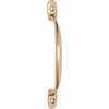 Pull Handle Standard Polished Brass L150xP28mm in Polished Brass