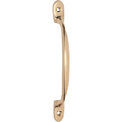 Pull Handle Standard Polished Brass L150xP28mm in Polished Brass