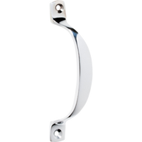 Pull Handle Offset Chrome Plated H100xP20mm in Chrome Plated