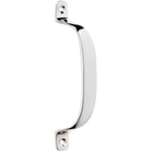 Pull Handle Offset Chrome Plated H130xP23mm in Chrome Plated