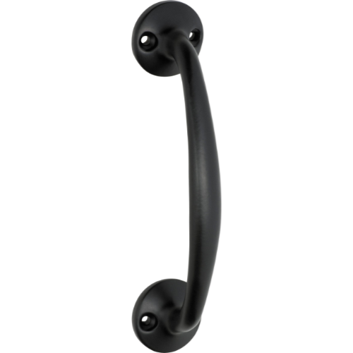 Pull Handle Telephone Matt Black L150xP43mm in Matt Black