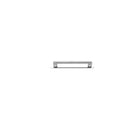Cabinet Pull Baltimore Polished Chrome L180xW8xP39mm BD20mm CTC160mm With Backplate W205xH24mm T3mm in Polished Chrome