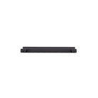 Cabinet Pull Baltimore Matt Black L276xW8xP39mm BD20mm CTC256mm With Backplate W301xH24mm T3mm in Matt Black