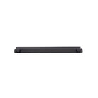 Cabinet Pull Baltimore Matt Black L340xW8xP39mm BD20mm CTC320mm With Backplate W365xH24mm T3mm in Matt Black