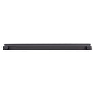 Cabinet Pull Baltimore Matt Black L472xW10xP47mm BD22mm CTC450mm With Backplate W495xH26mm T3mm in Matt Black
