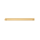 Cabinet Pull Baltimore Brushed Brass L472xW10xP47mm BD22mm CTC450mm With Backplate W495xH26mm T3mm in Brushed Brass