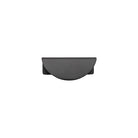 Drawer Pull Osaka Lip Matt Black L80xH35xD40mm CTC64mm in Matt Black