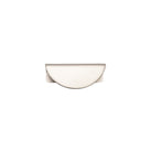Drawer Pull Osaka Lip Satin Nickel L80xH35xD40mm CTC64mm in Satin Nickel
