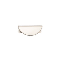 Drawer Pull Osaka Lip Satin Nickel L80xH35xD40mm CTC64mm in Satin Nickel