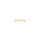 Cabinet Pull Osaka Brushed Brass L143xW15xP30mm BD15mm CTC128mm in Brushed Brass