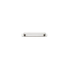 Cabinet Pull Osaka Satin Nickel L175xW15xP33mm BD15mm CTC160mm With Backplate W205xH24mm T3mm in Satin Nickel