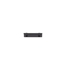 Cabinet Pull Helsinki Matt Black L141xP39mm BD11mm CTC96mm With Backplate W141xH24mm T3mm in Matt Black