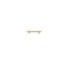Cabinet Pull Helsinki Brushed Brass L141xP36mm BD11mm CTC96mm in Brushed Brass