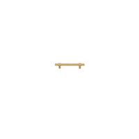 Cabinet Pull Helsinki Brushed Brass L141xP36mm BD11mm CTC96mm in Brushed Brass