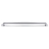 Cabinet Pull Sarlat Polished Chrome L470xP54mm BD20mm CTC450mm With Backplate W495xH26mm T3mm in Polished Chrome
