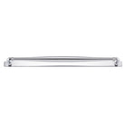 Cabinet Pull Sarlat Polished Chrome L144xP46mm BD16mm CTC128mm With Backplate W173xH24mm T3mm in Polished Chrome