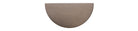 Drawer Pull Osaka Half Moon Signature Brass W75mm CTC64mm in Signature Brass