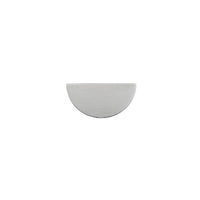 Drawer Pull Osaka Half Moon Brushed Chrome W75mm CTC64mm in Brushed Chrome