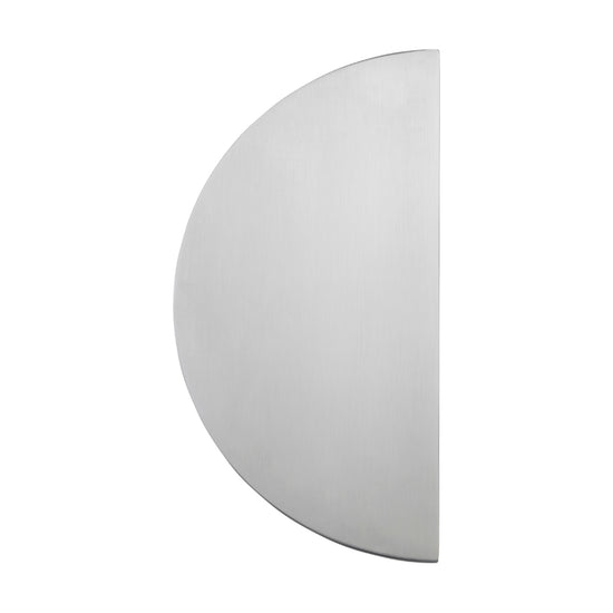 Large Pull Osaka Half Moon Brushed Chrome H250mm in Brushed Chrome