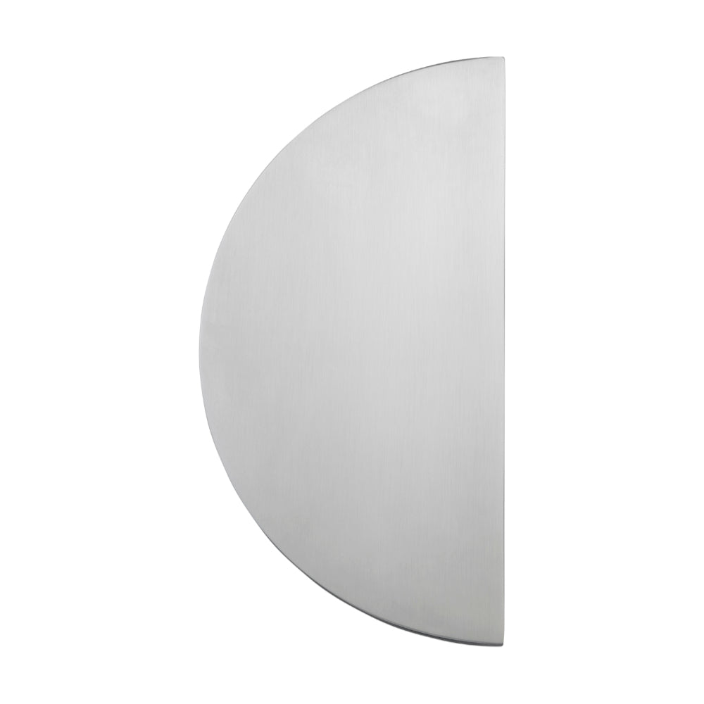 Large Pull Osaka Half Moon Brushed Chrome H250mm in Brushed Chrome