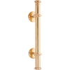 Pull Handle Bar Polished Brass H420xP92mm in Polished Brass
