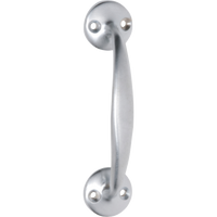 Pull Handle Telephone Satin Chrome L110xP30mm in Satin Chrome