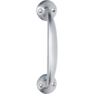 Pull Handle Telephone Satin Chrome L125xP35mm in Satin Chrome